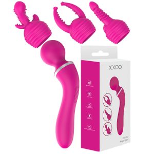 Wand Four Adjustable Clitoris Heads Vibrator